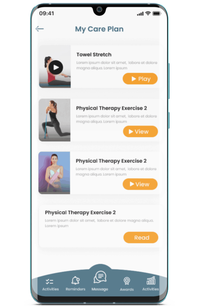Create instant, one-tap custom care plans for each of your patients or clients that they'll actually follow with AC Health: The only 100% custom exercise app for patients.
